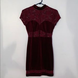 Fashion Nova tight dress red